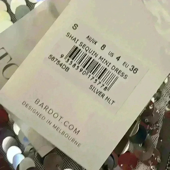 NWT Bardot Shai Sequin Minidress - Picture 13 of 13